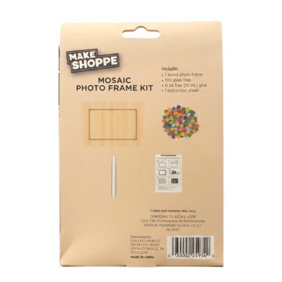 Mosaic Photo Frame Kit – Multicolor - Picture 2 of 2